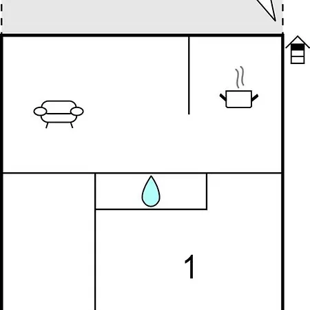 1 Bedroom Awesome In Apartment *
